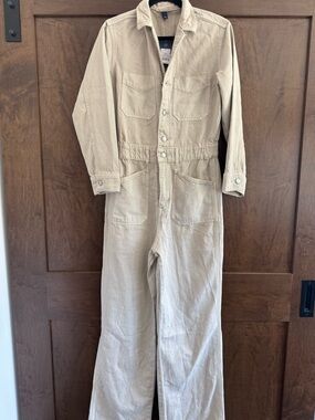 NWT Universal Thread Beige Utility Jumpsuit